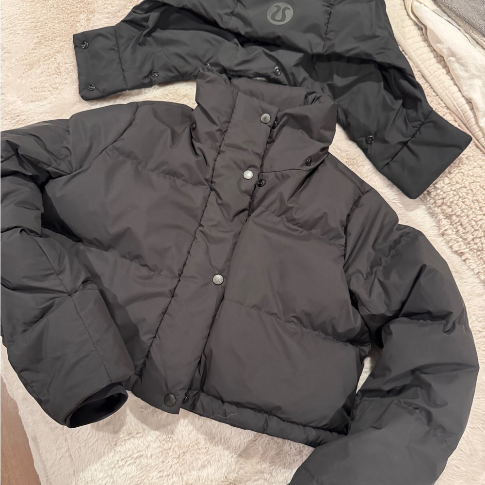 Lululemon Wunder puff super cropped Jacket size 2